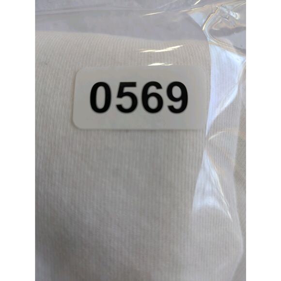 Emerson Fry Sweatshirt Raw Edge White Turtleneck XS Minimalist Crop Luxe Top - Picture 10 of 10